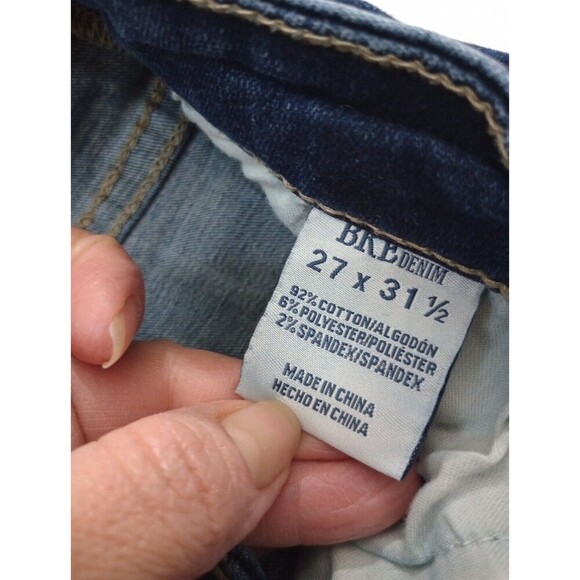 BKE Jeans Womens 27 x 31.5 Payton Universal Fit Mid Rise Straight Denim Pants - Picture 9 of 11
